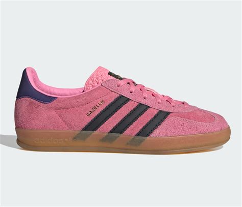 adidas gazelle pink indoor|bright pink adidas gazelle.